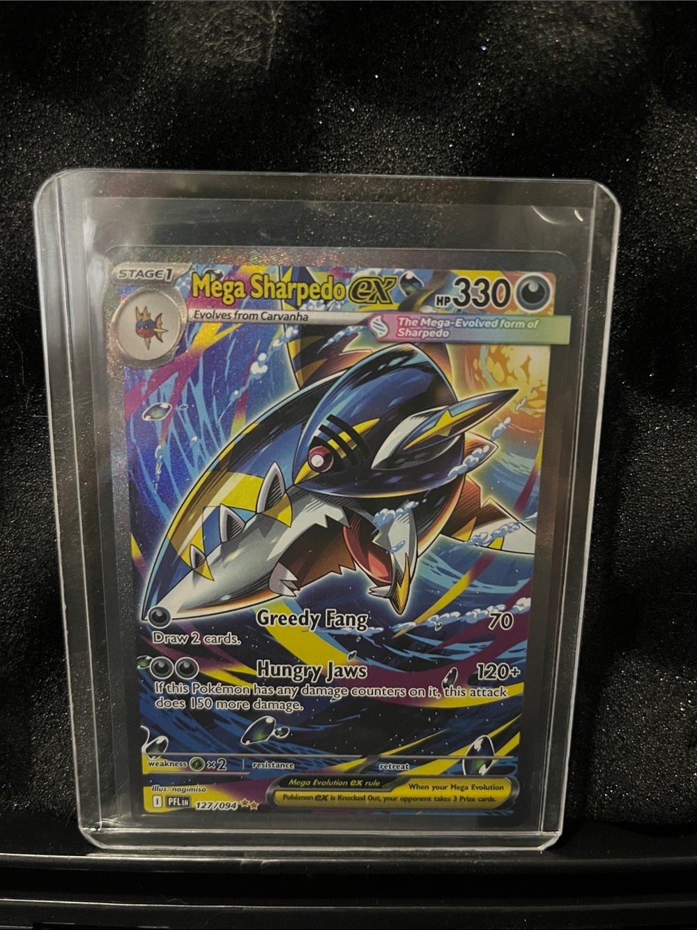 Pokemon card mega sharpedo ex!